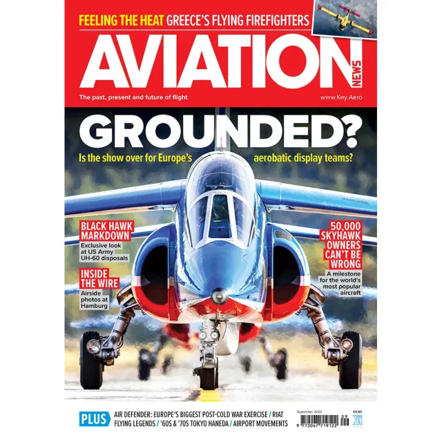 Aviation News september 2023 tidning lösnummer flyg