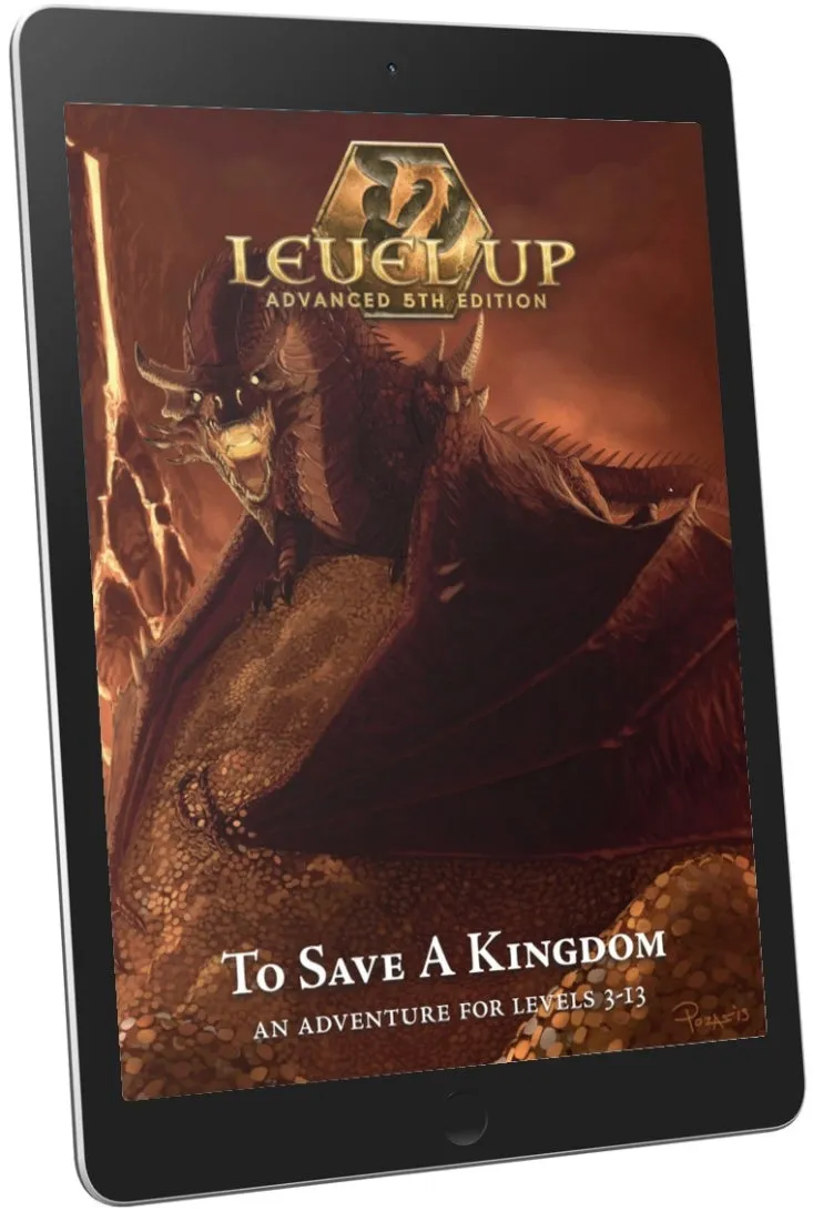 EN Publishing Level Up To Save A Kingdom äventyr PDF nivå 3-13
