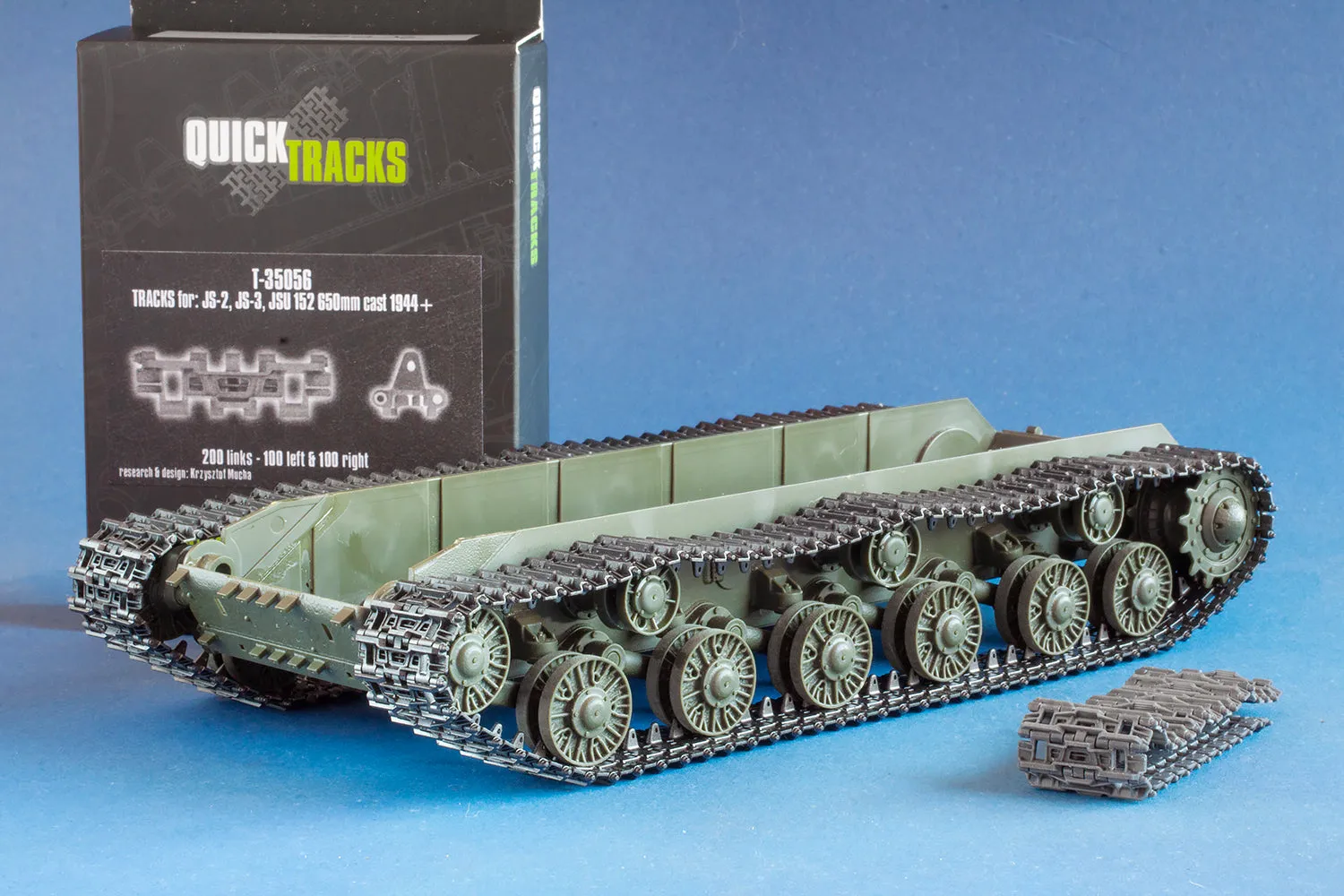 Rossagraph QuickTracks T-35056 larvband JS-2 650mm 1/35