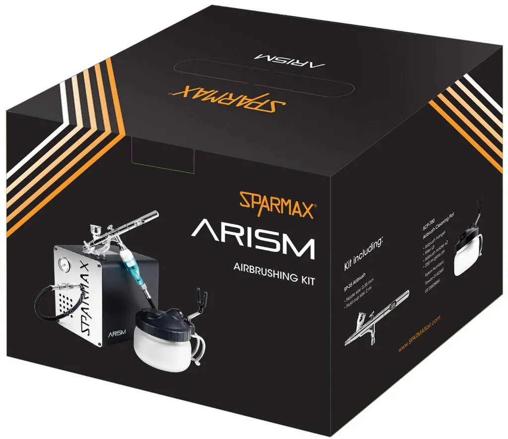 Sparmax MAX-4 airbrush-set med ARISM