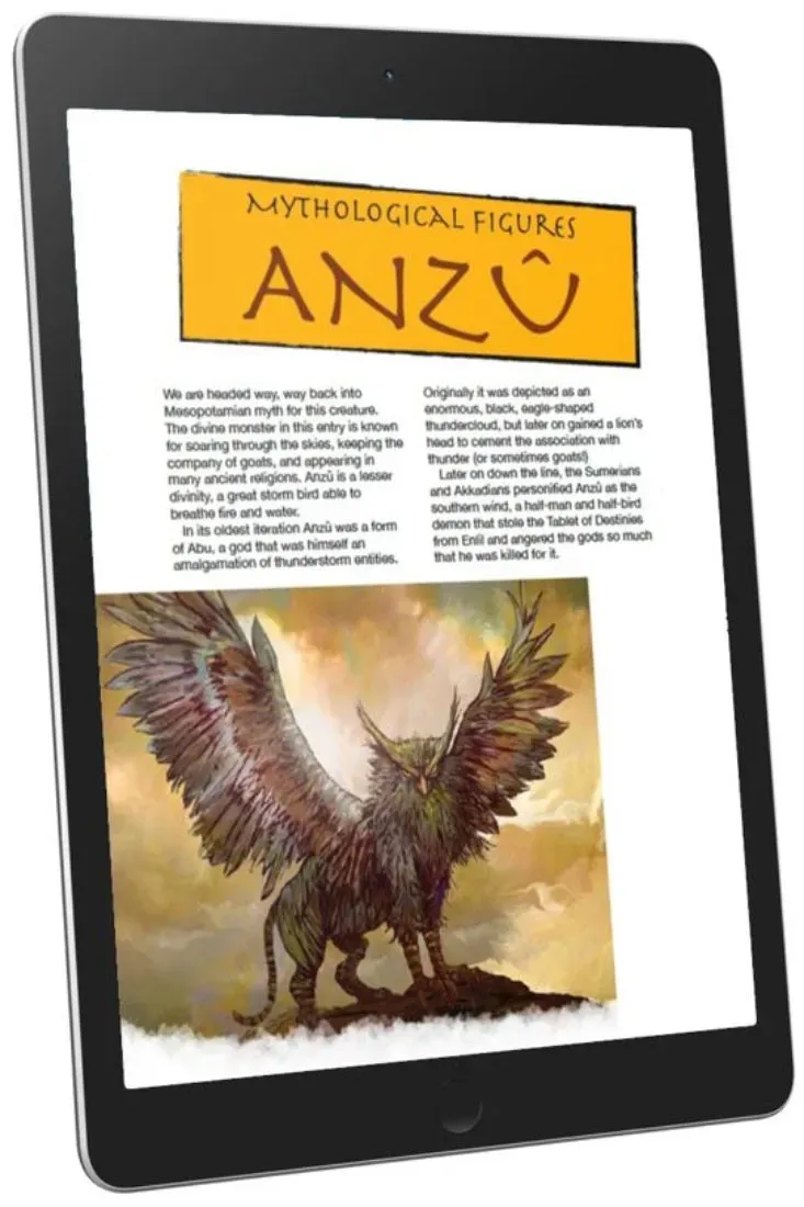 EN Publishing Anzû WOIN monster PDF vädergud