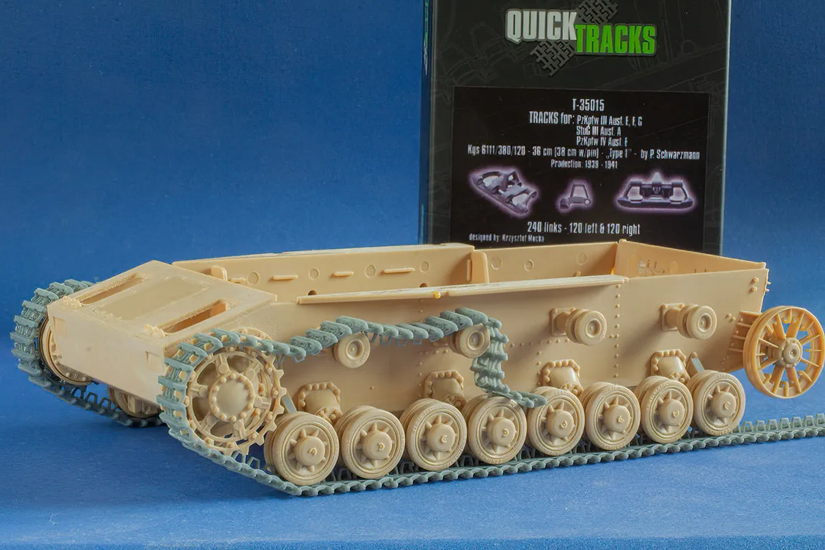 ROSSAGRAPH QuickTracks T-35015 larvband Pz III typ 1