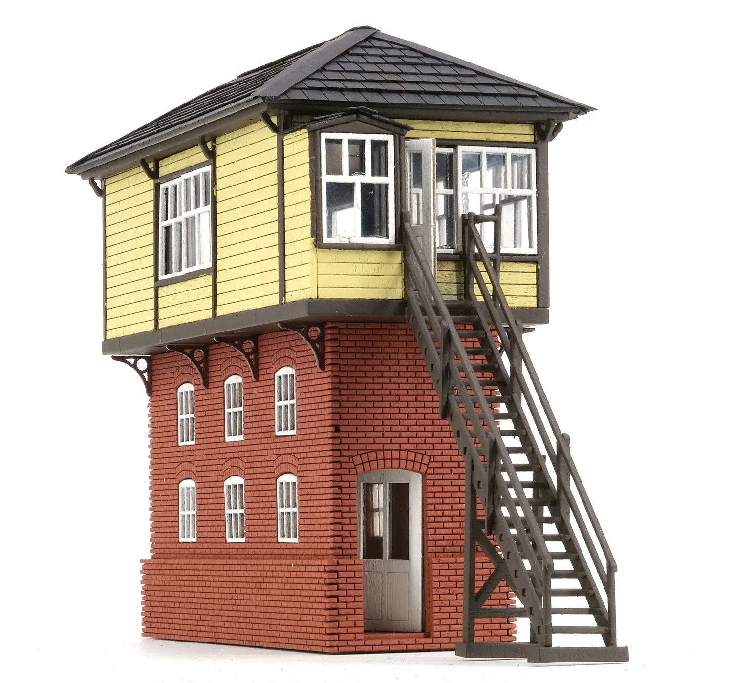PJM Models Yarnton Signalbox byggsats OO laserskuren