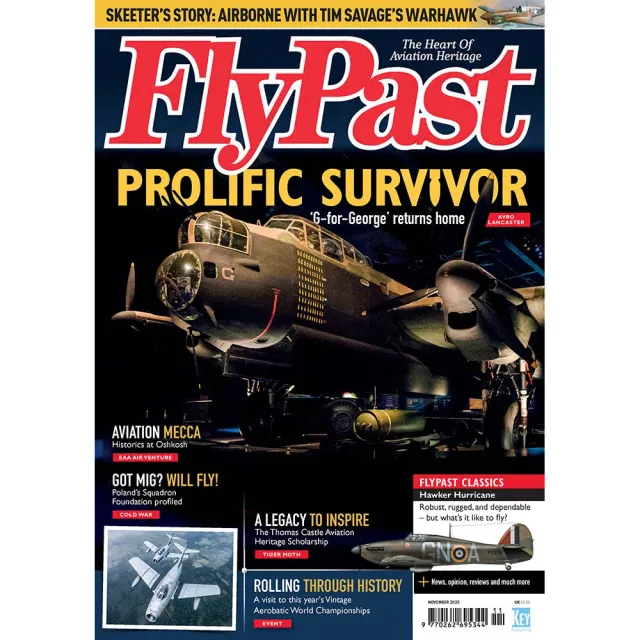 FlyPast aviation tidning prenumeration 12 nummer