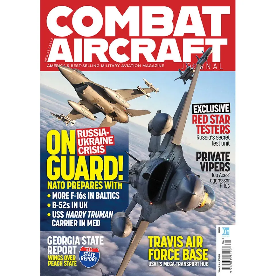 Combat Aircraft Journal april 2022 tidning lösnummer