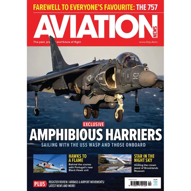 Aviation News tidning mars 2025 militärflyg