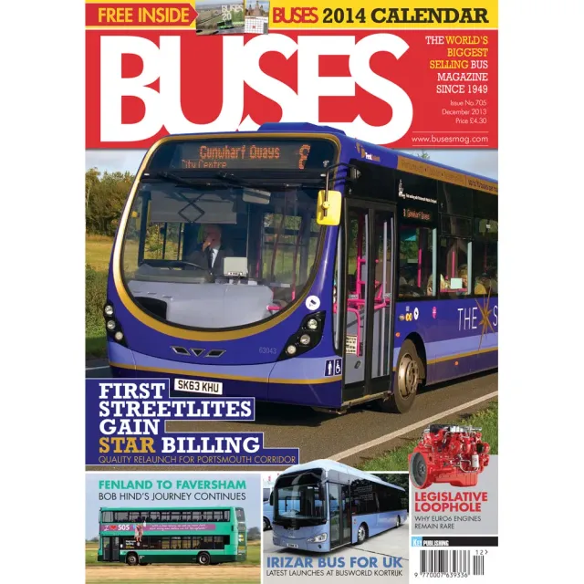 Buses December 2013 tidning lösnummer buss