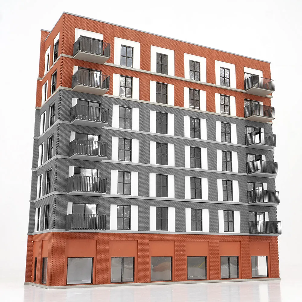 PJM Models MOD160 byggsats trevåningshus OO