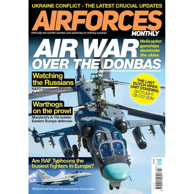 AirForces Monthly juli 2022 tidning lösnummer stridsflyg