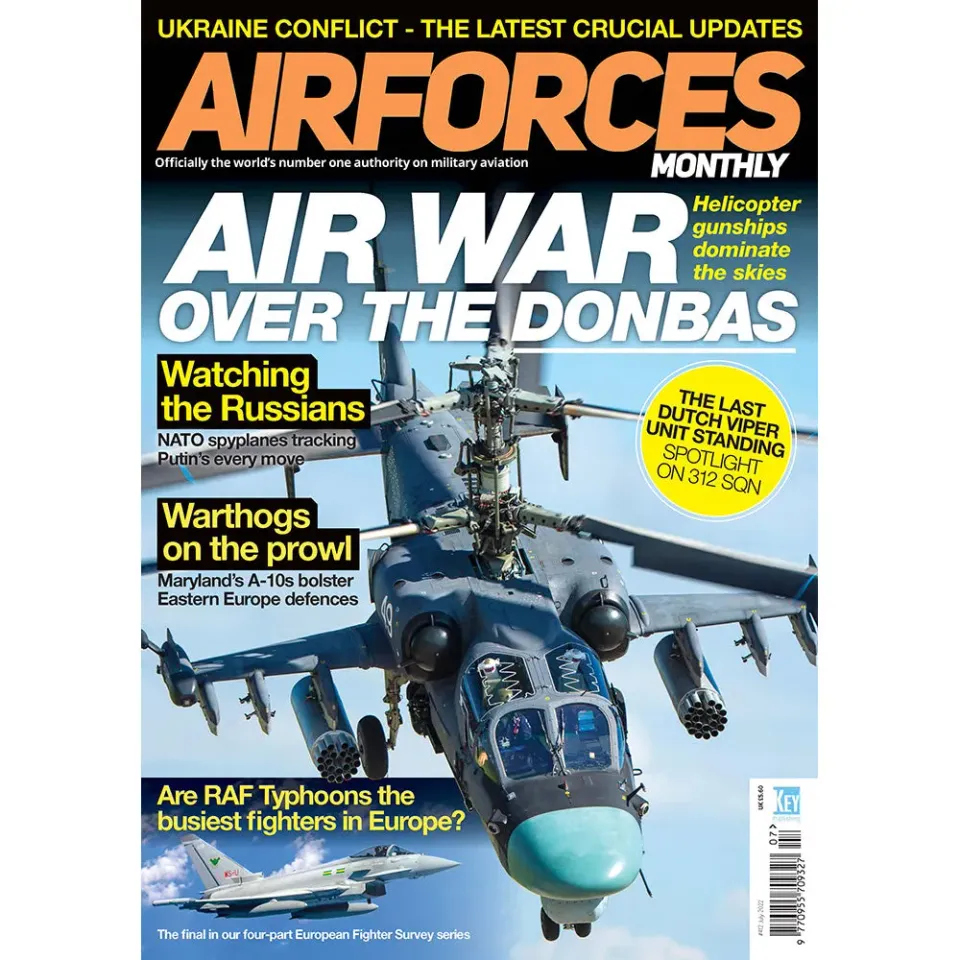 AirForces Monthly juli 2022 tidning lösnummer stridsflyg