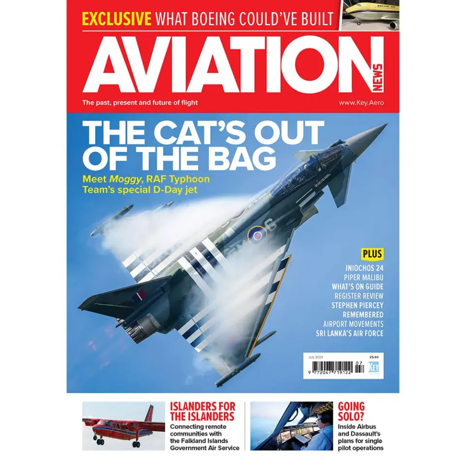 Aviation News juli 2024 tidning lösnummer flyg