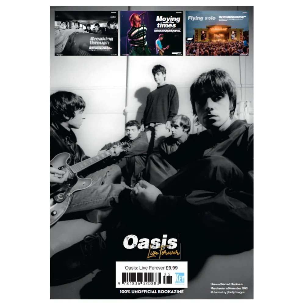 Oasis Live Forever specialtidning 116 sidor Britpop
