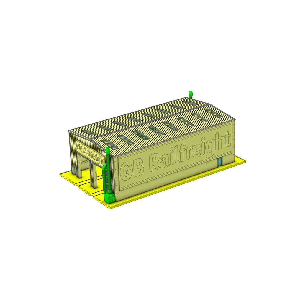 PJM Models GBRf Depot Hardstanding OO byggsats laserskuren