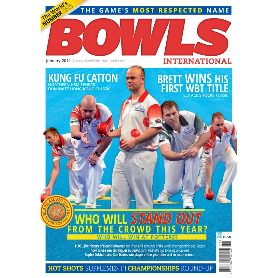 Bowls International januari 2014 tidning VM-potters