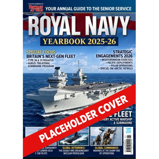 Royal Navy Yearbook 2025-26 tidning brittiska flottan