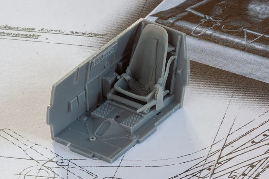 Rossagraph BitsKrieg BK48010S pilotsäte Bf-109 E 1/48