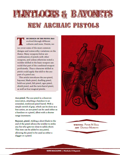 EN Publishing Flintlocks & Bayonets WOIN PDF 13 pistoler
