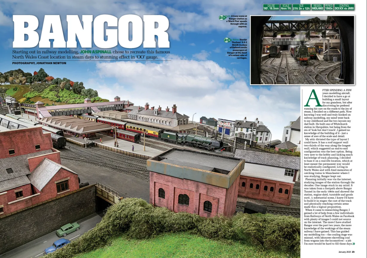 Hornby Magazine januari 2025 tidning TT:120