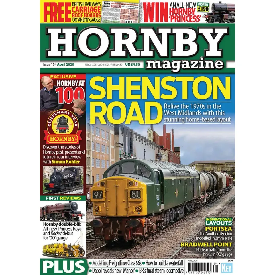 Hornby Magazine april 2020 tidning modelljärnväg OO