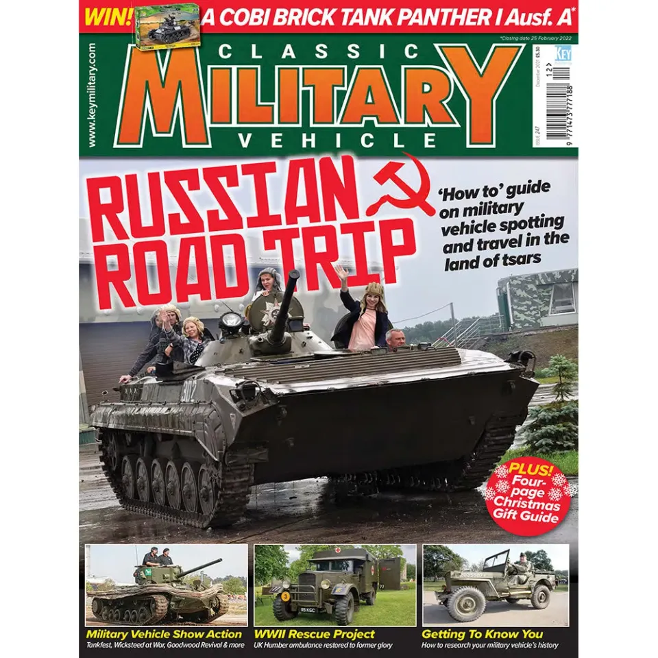 Classic Military Vehicle tidning december 2021 pansar