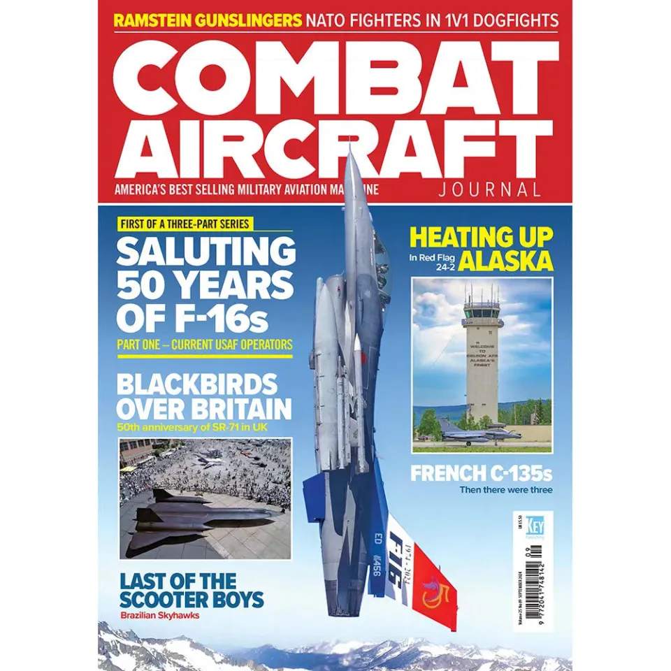 Combat Aircraft Journal September 2024 tidning F-16