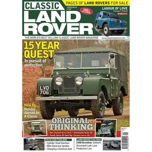 Classic Land Rover maj 2015 tidning veteranbilar