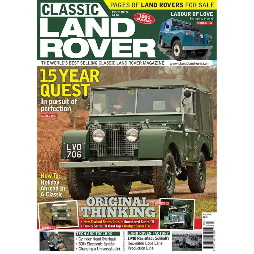 Classic Land Rover maj 2015 tidning veteranbilar