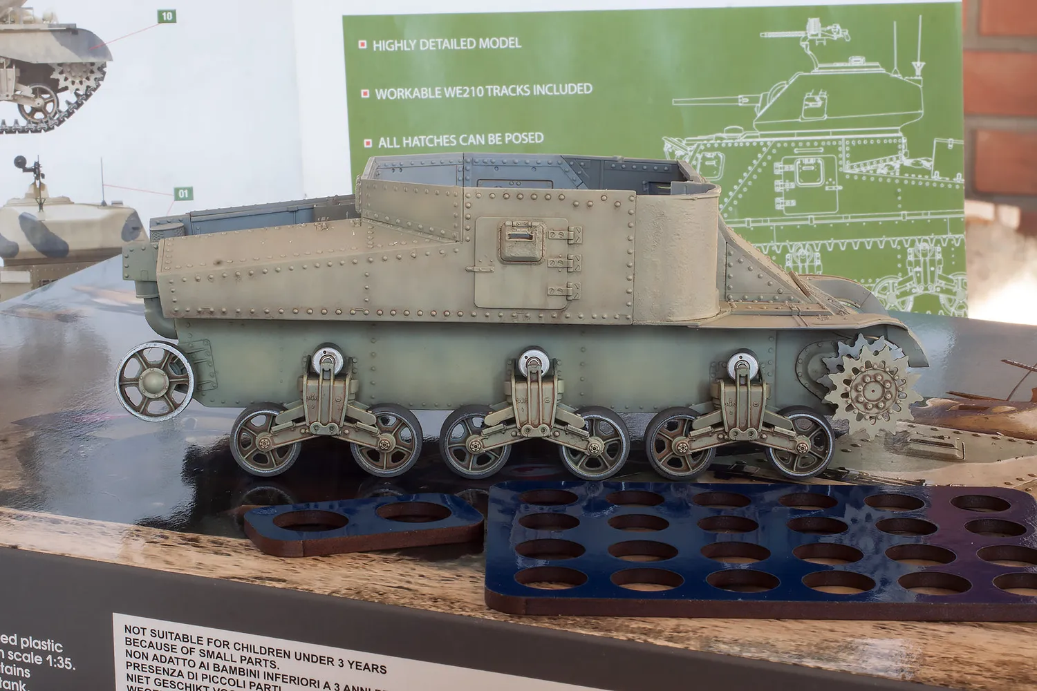 Rossagraph QuickWheel QW-248 målningsmask M3 Lee/Grant 1:35