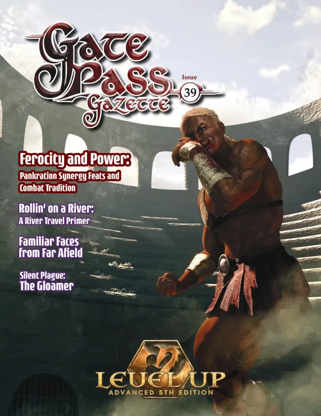 EN Publishing Gate Pass Gazette Issue #39 rollspelstidning softcover flod