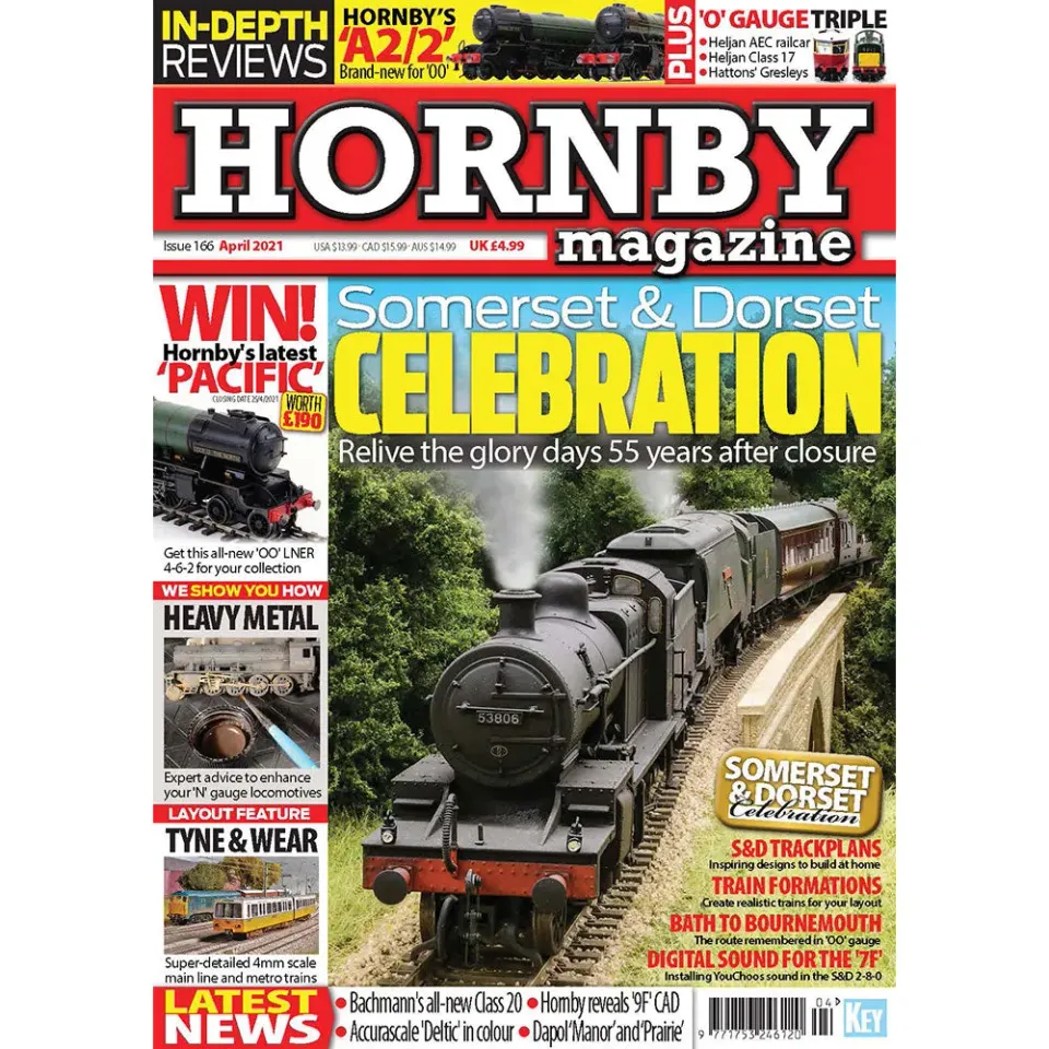 Hornby Magazine april 2021 lösnummer modelljärnväg