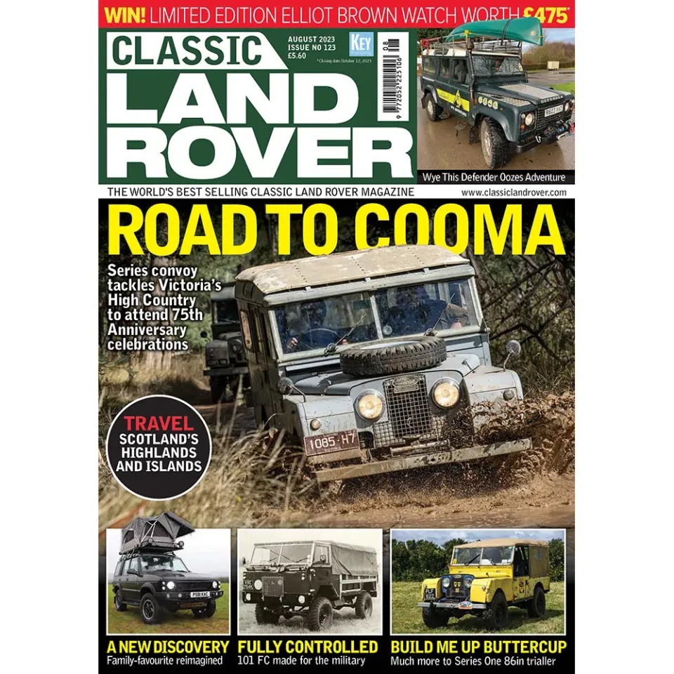 Classic Land Rover augusti 2023 tidning Series One