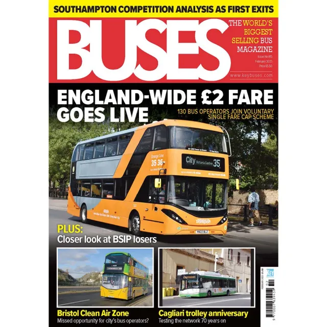 Buses februari 2023 tidning lösnummer bussar