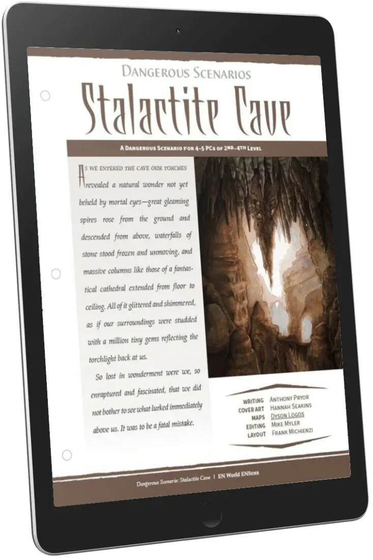 EN Publishing Dangerous Scenarios Stalactite Cave pdf grottäventyr