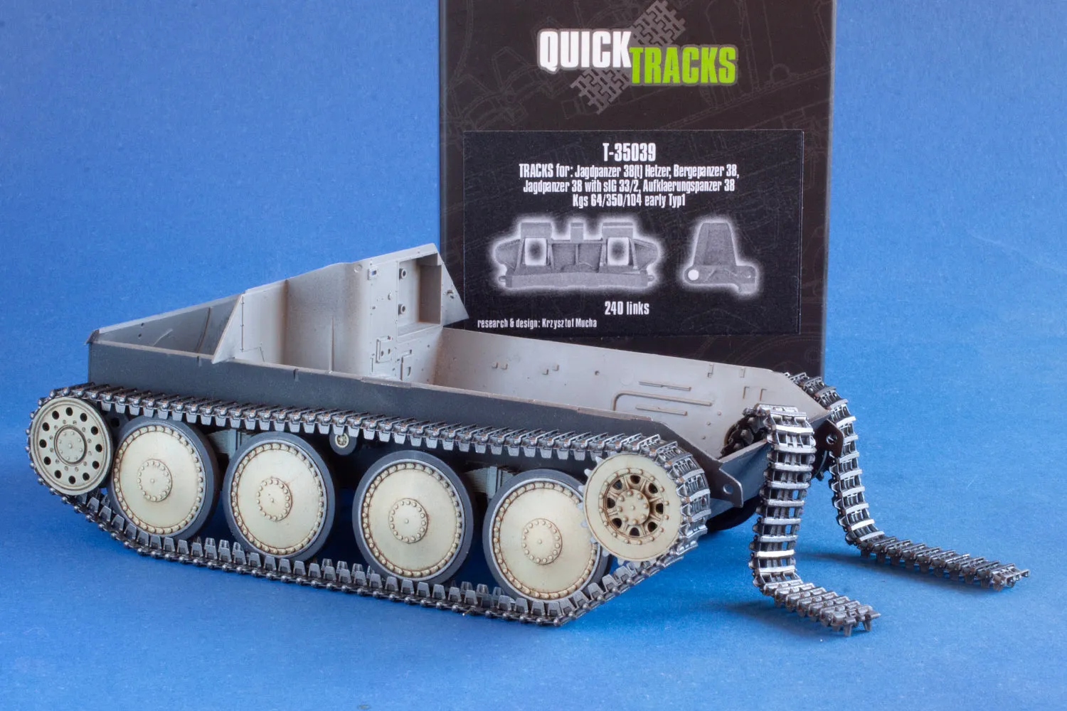 Rossagraph QuickTracks T-35039 Hetzer larvband tidig typ 1