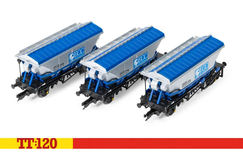 Hornby TT:120 CDA Hopper triple pack ECC godsvagnar