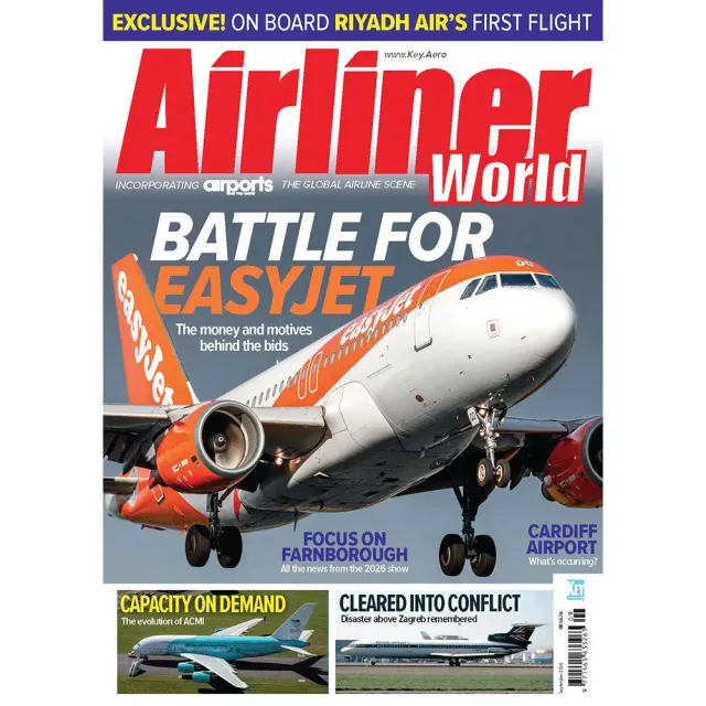 Airliner World september 2026 tidning Farnborough