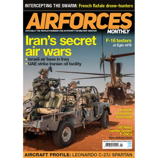 AirForces Monthly augusti 2026 tidning militärflyg