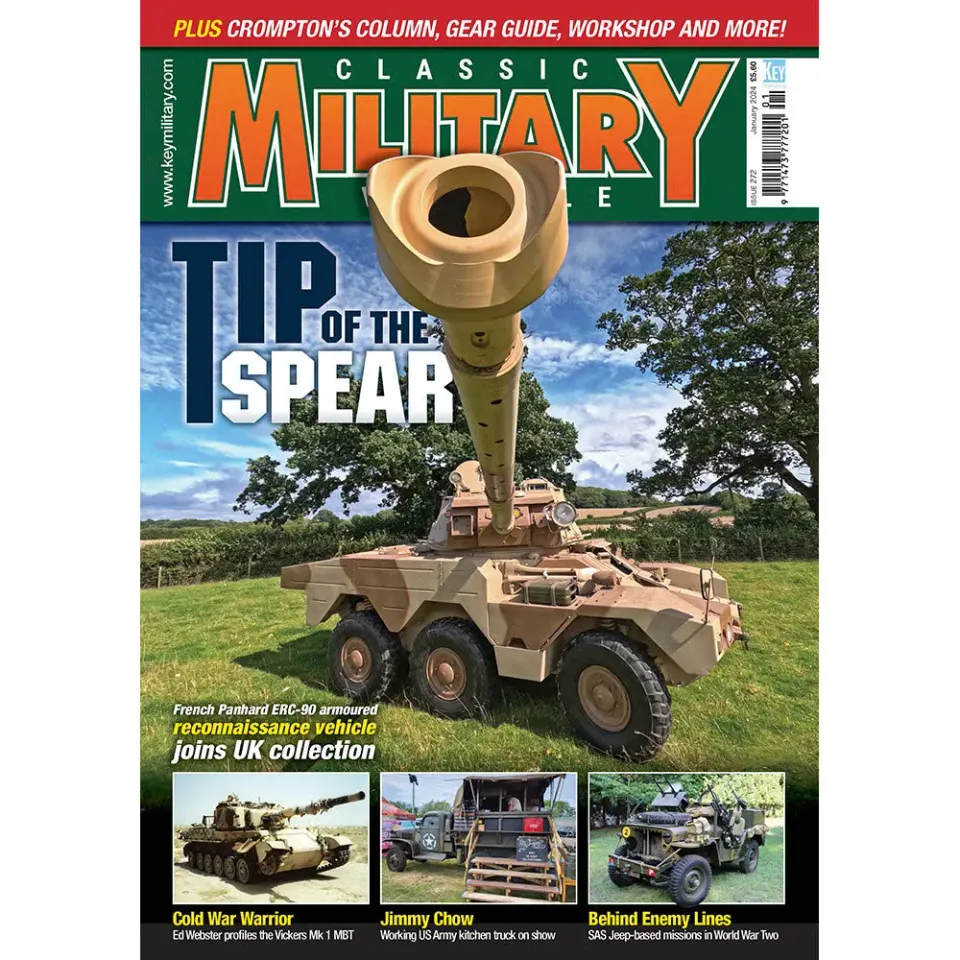Classic Military Vehicle januari 2024 tidning militärfordon