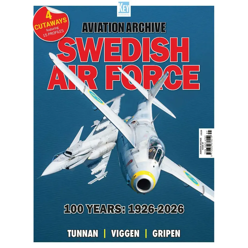 Aviation Archive Swedish Air Force 1926-2026 tidning nr 87