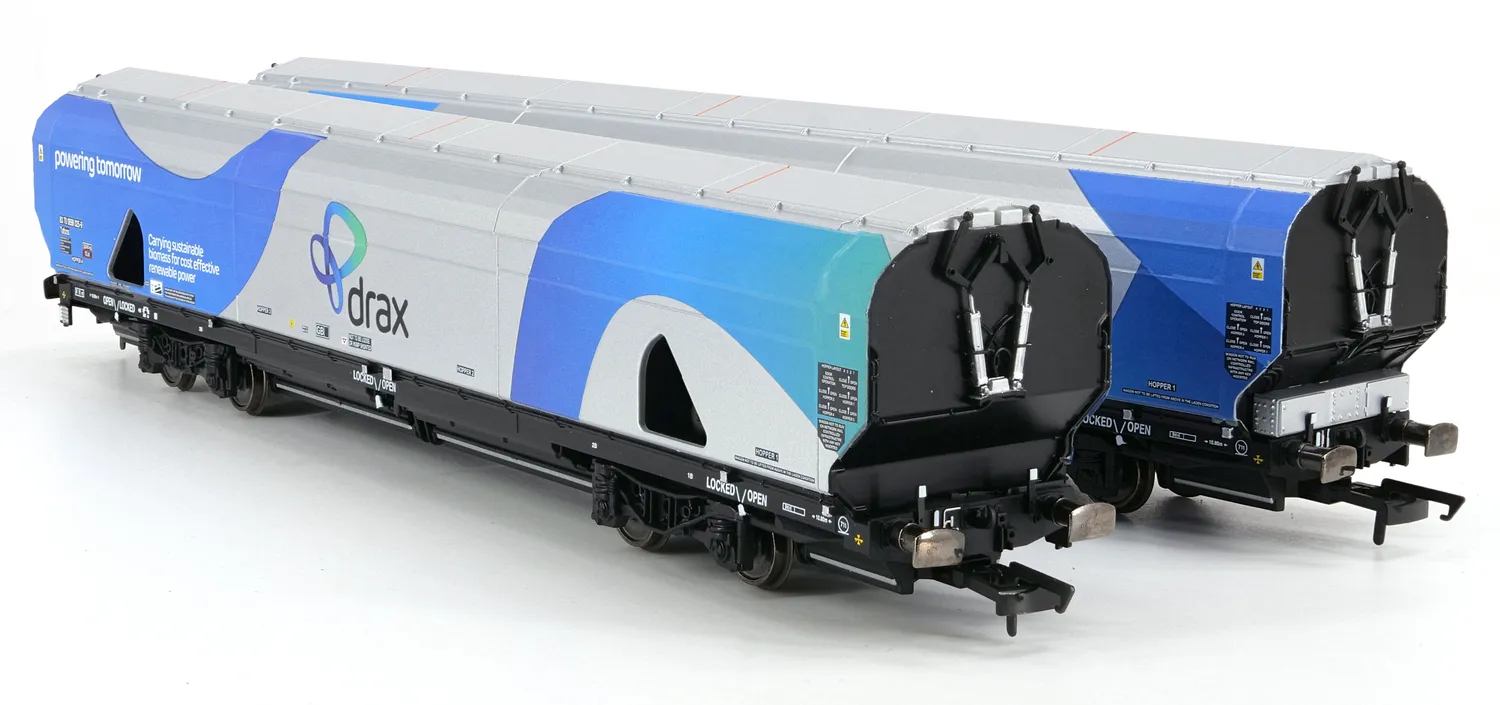 Hornby Drax IIA-D modellvagnar OO Pack 4 biomass