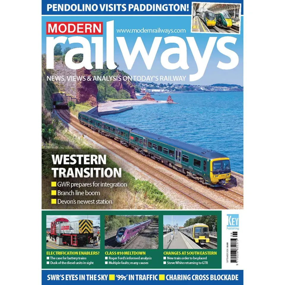Modern Railways september 2026 tidning tåg