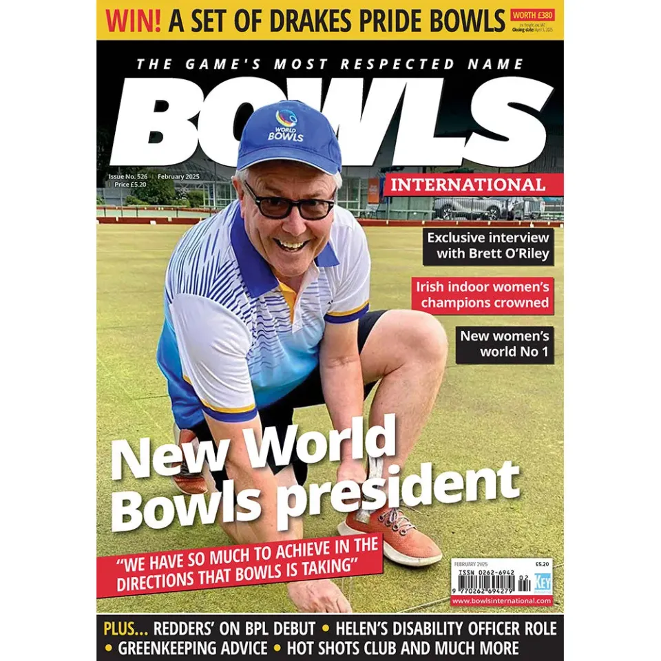 Bowls International februari 2025 tidning bowls engelsk