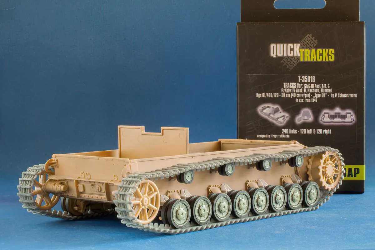 Rossagraph QuickTracks T-35018 band StuG III Panzer IV 1/35