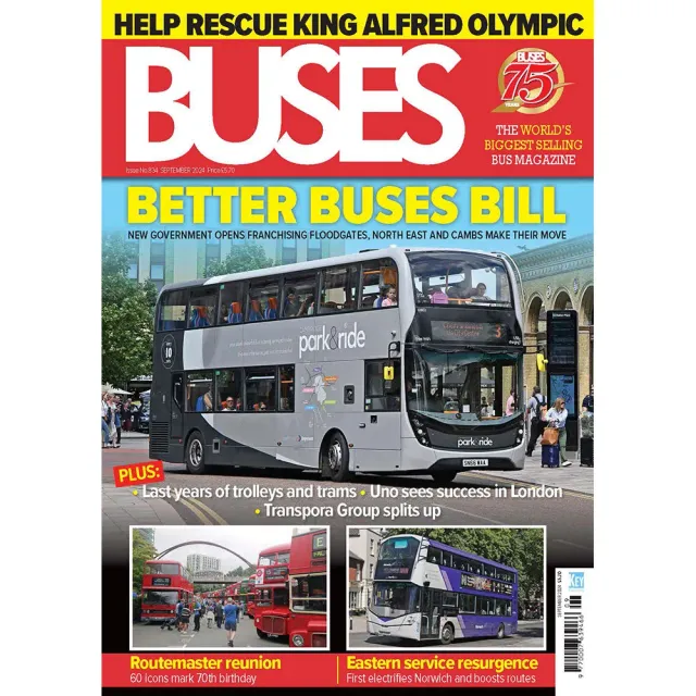 Buses September 2024 tidning lösnummer elbussar
