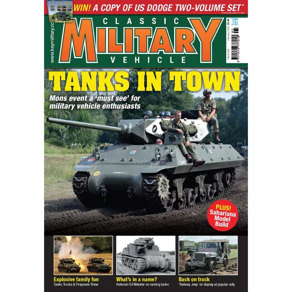 Classic Military Vehicle januari 2025 tidning lösnummer pansar