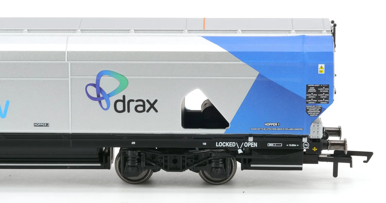 Hornby Drax IIA-D Powering Tomorrow godsvagn OO Pack 3