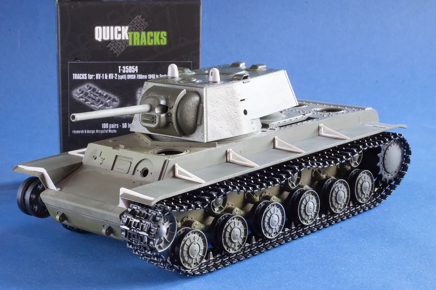 Rossagraph QuickTracks T-35054 larvband KV-1 KV-2 1/35 delat