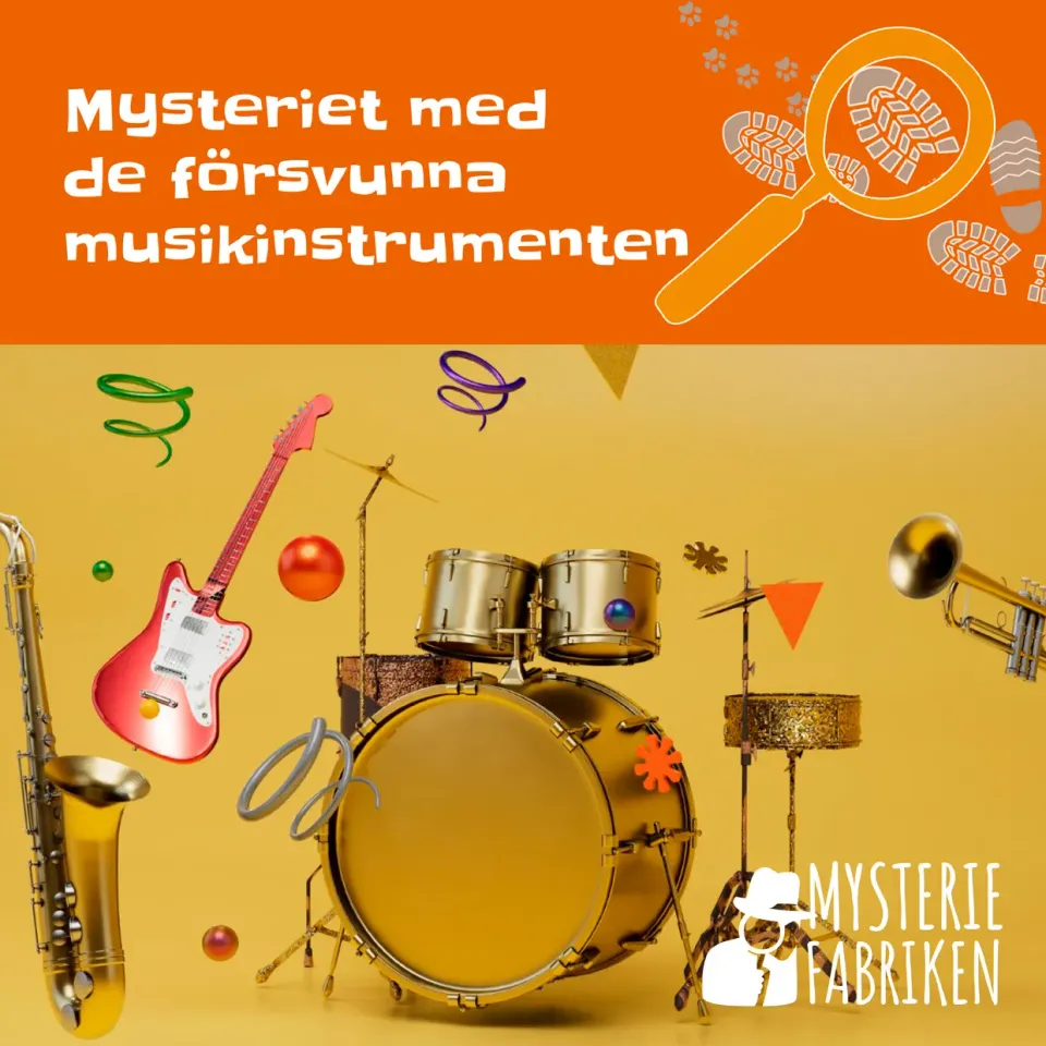 Mysteriefabriken Mysteriet med de försvunna musikinstrumenten deckargåta