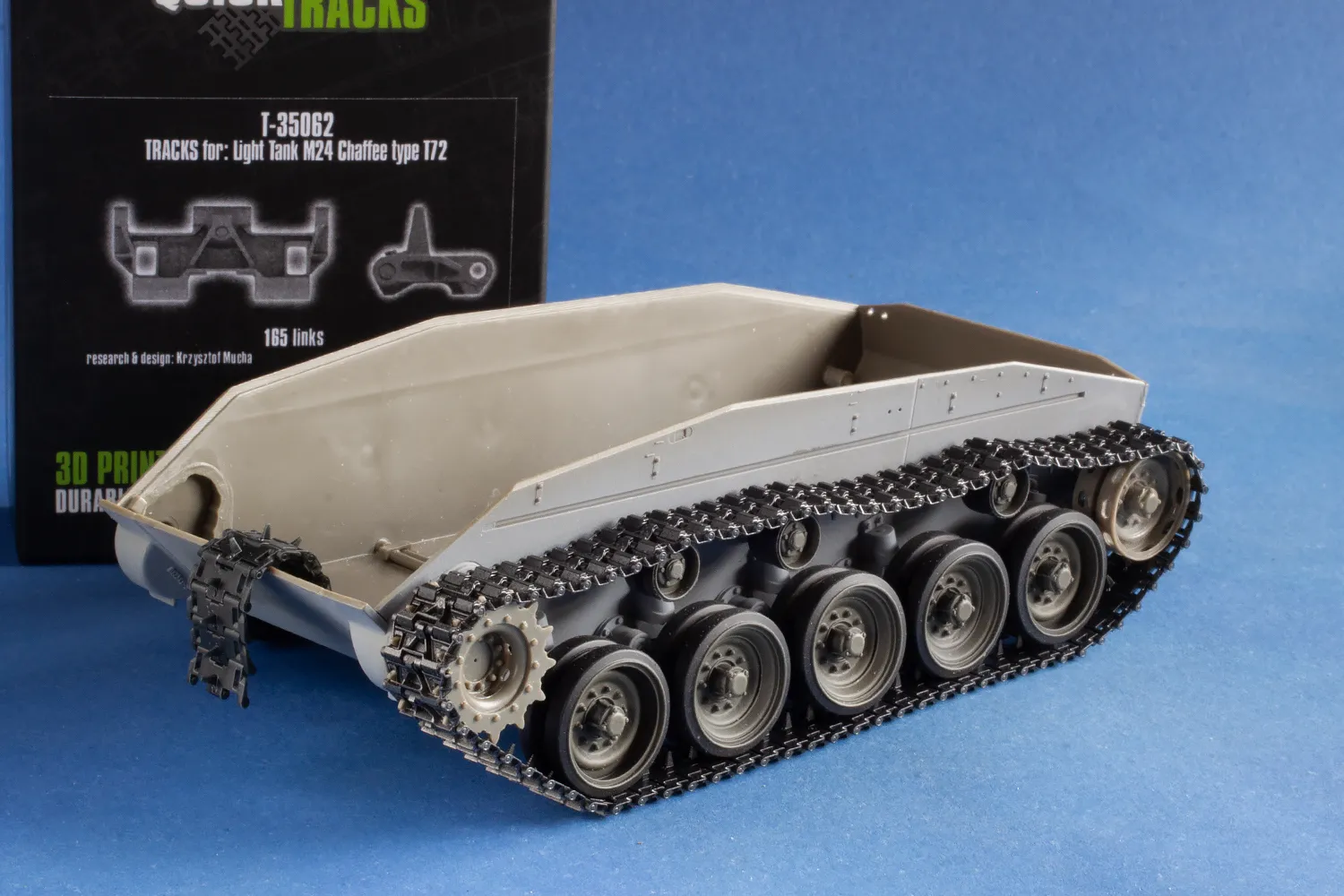 Rossagraph QuickTracks T-35062 larvband M24 Chaffee T72