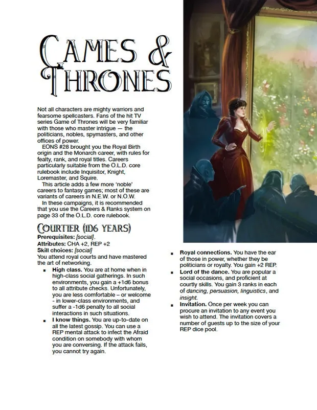 EN Publishing Games Thrones yrken PDF WOIN